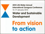 Conferencia Anual 2015 de ONU-Agua 