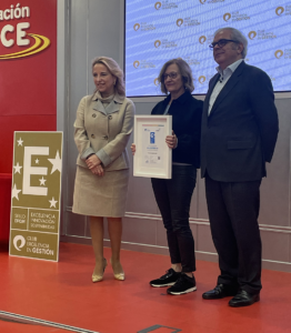 IMDEA Agua recoge el sello EFQM 400+ de Excelencia Europea 